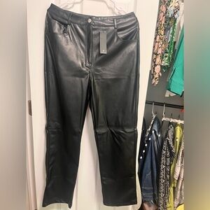 Lulu’s black leather pants